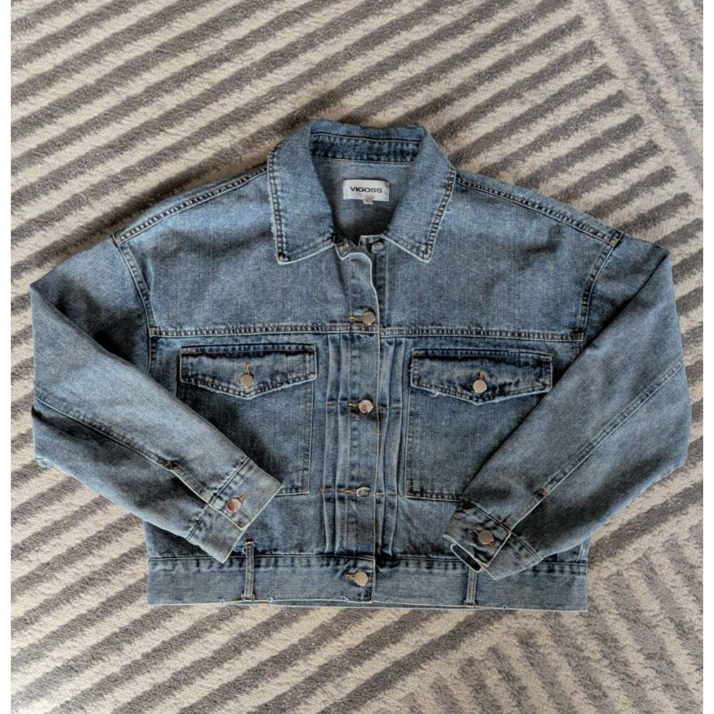 Vigoss Boxy Denim Jacket Large